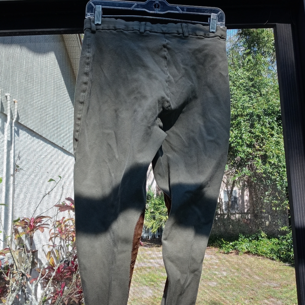 Vintage MJ Knoud NYC Riding Breeches 30L Olive Green - Picture 6 of 8